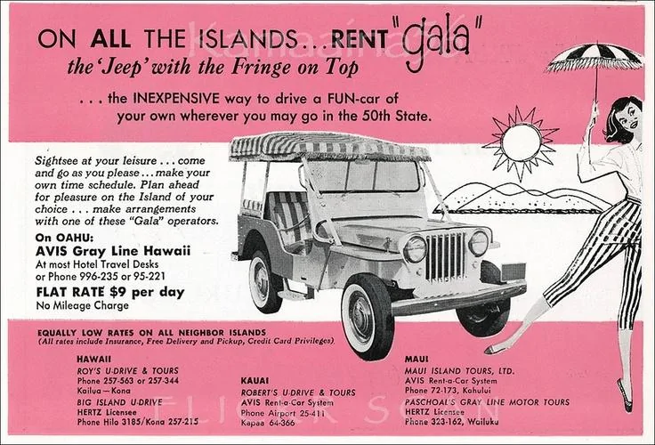 Jeep Gladiator 'Retro' Graphics Option? 7b4caf4b7869d393d099b72c240e04dd--pink-jeep-vintage-hawaiian