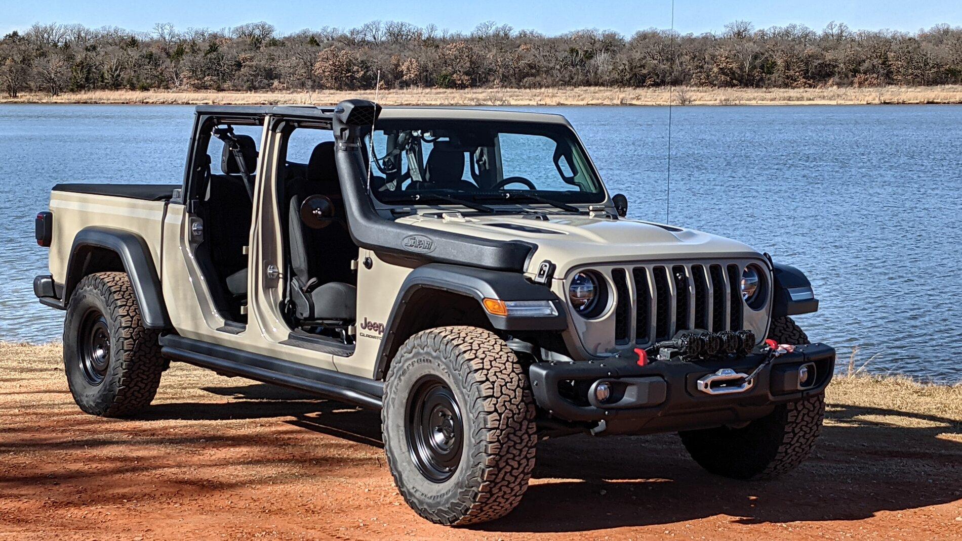 Jeep Gladiator What did you do WITH your Gladiator today? Jeep Life, Dec 20, CP_549302, Naked Gladiator at Stanley Draper Lake