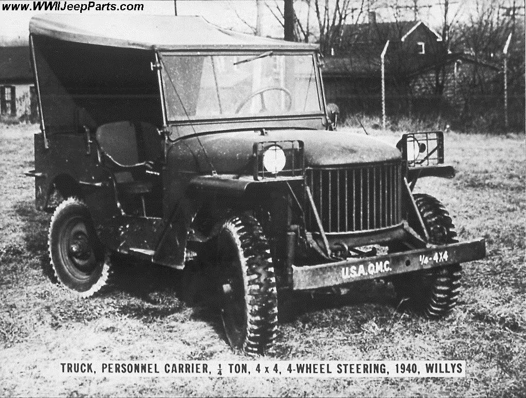 Jeep Gladiator What does this look like? JeepPrePrototype.WillysQuad.4WheelSteerin