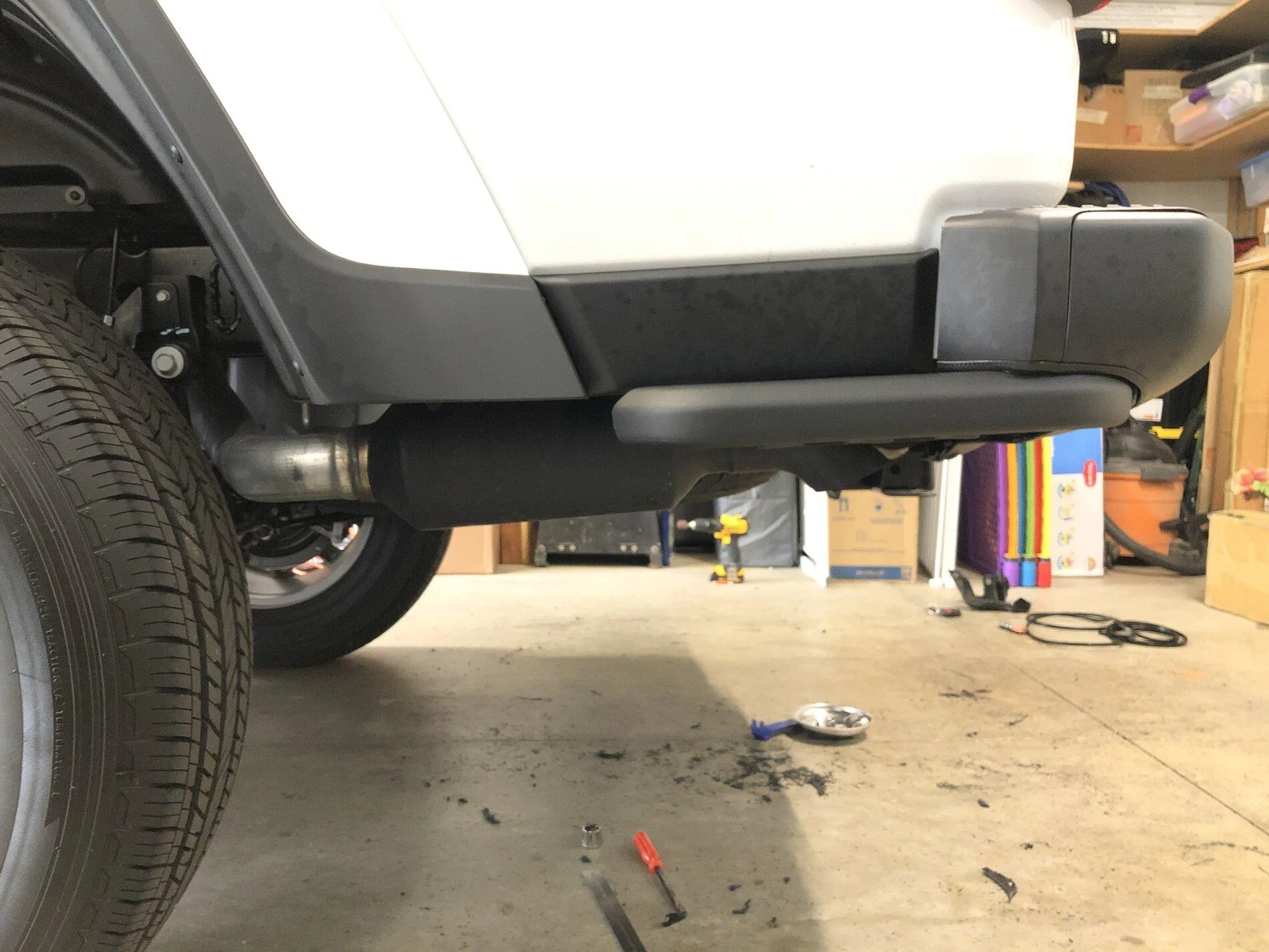 Jeep Gladiator Installing Mopar Rear Bed Rock Rails on Overland and Sport Gladiators 6D3B8932-8C4C-44BD-8D97-2BE0CC493FC1