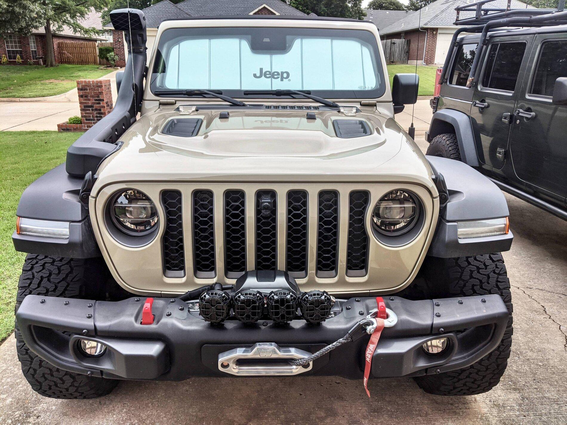 Jeep Gladiator Rubicon/Gladiator Winch? Gladiator, Jun 20, CP_114908, Gladiator Front View