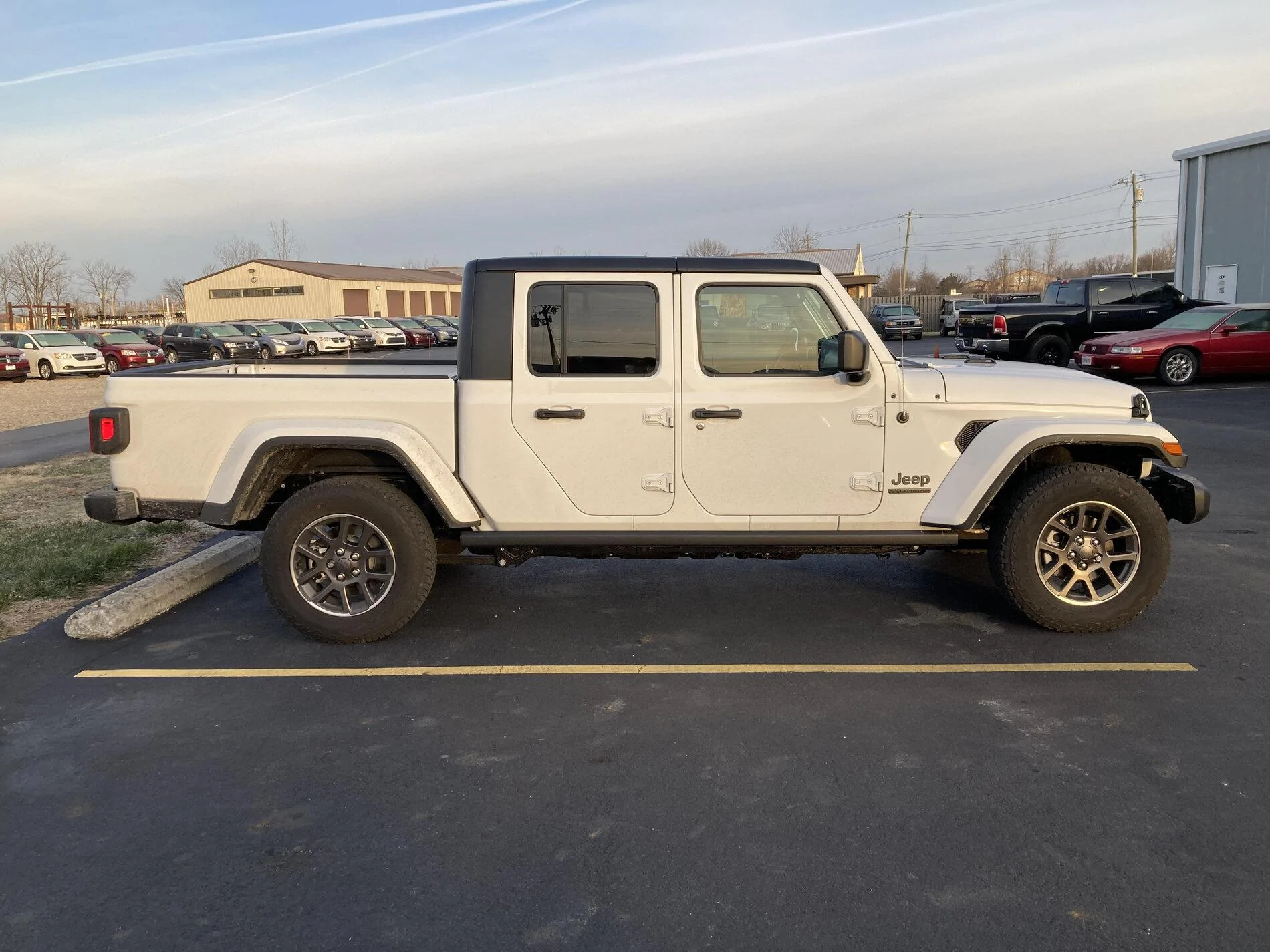 Jeep Gladiator Rubicon to Sport S suspension swap befor