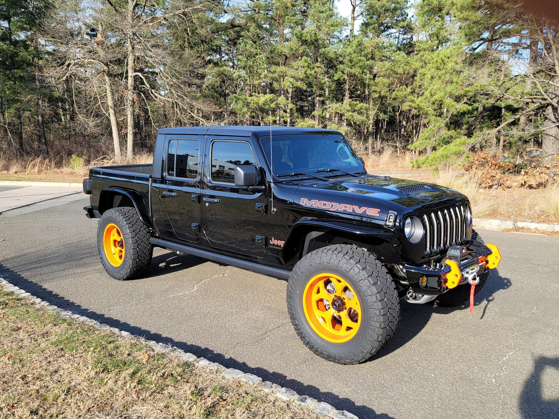 Jeep Gladiator Stock Mojave wheel upgrade 20201211_134842