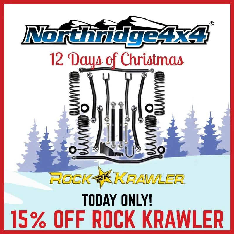 Jeep Gladiator Northridge4x4's 12 Days of Christmas GIVEAWAYS Starts Now! FBRockKrawler12Days