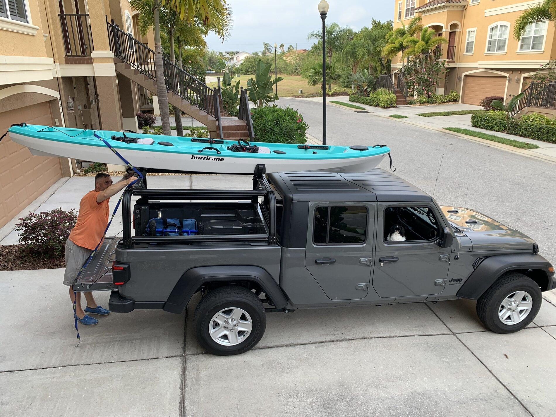 Fab Fours Overland Rack With A 15' Kayak... Doable? | Jeep Gladiator ...