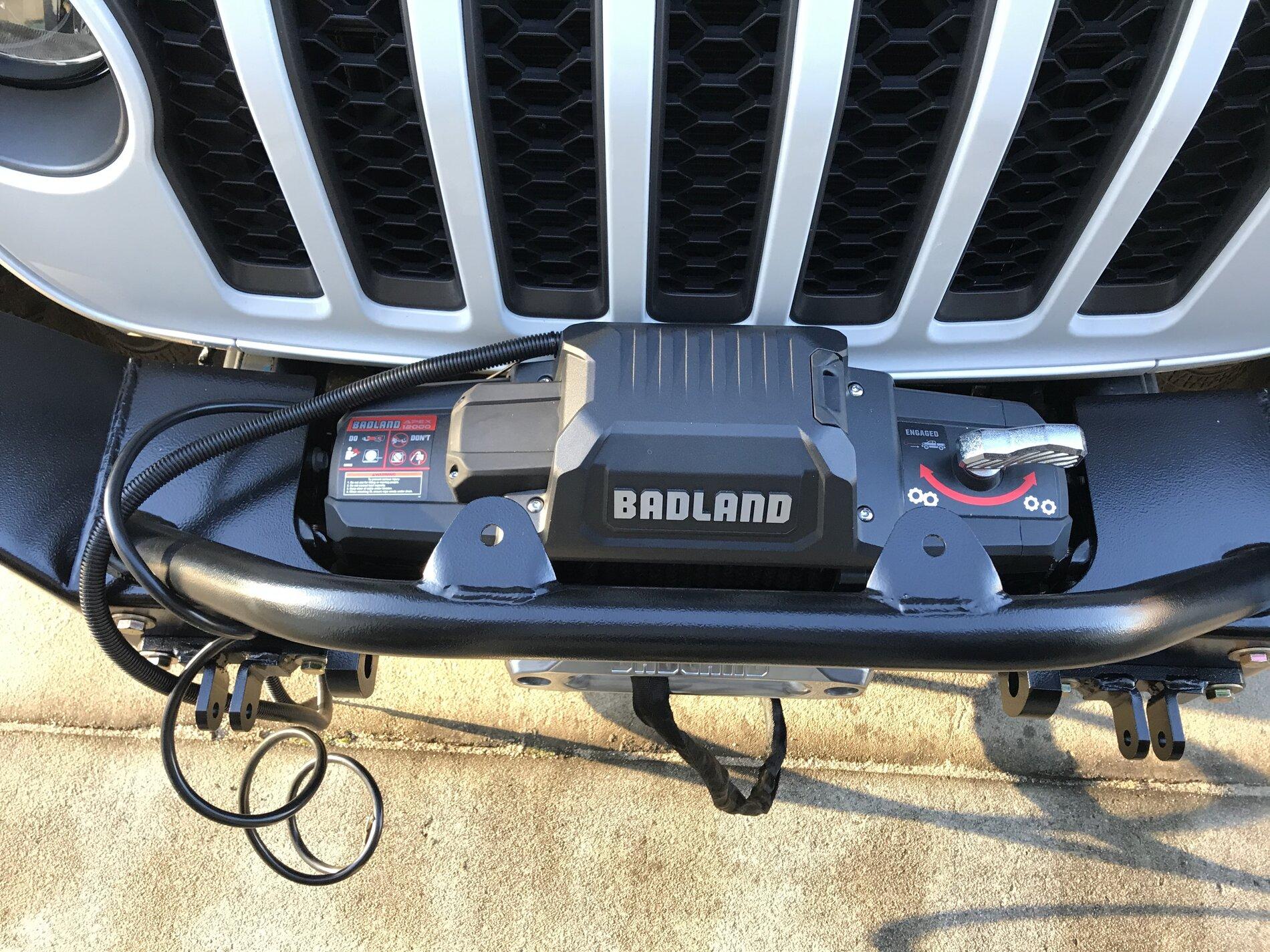 Jeep Gladiator Rockhard full width  bumper install IMG_0754.JPG