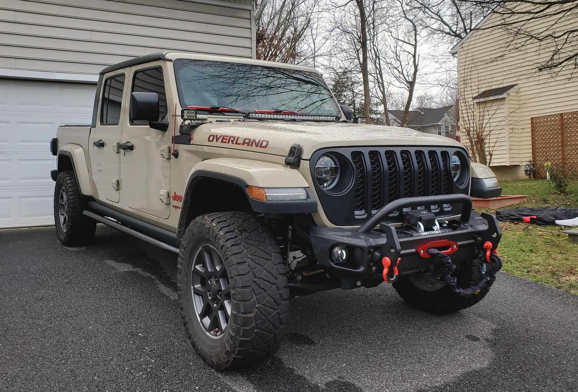 Jeep Gladiator What did you do WITH your Gladiator today? Sliders and new bumper