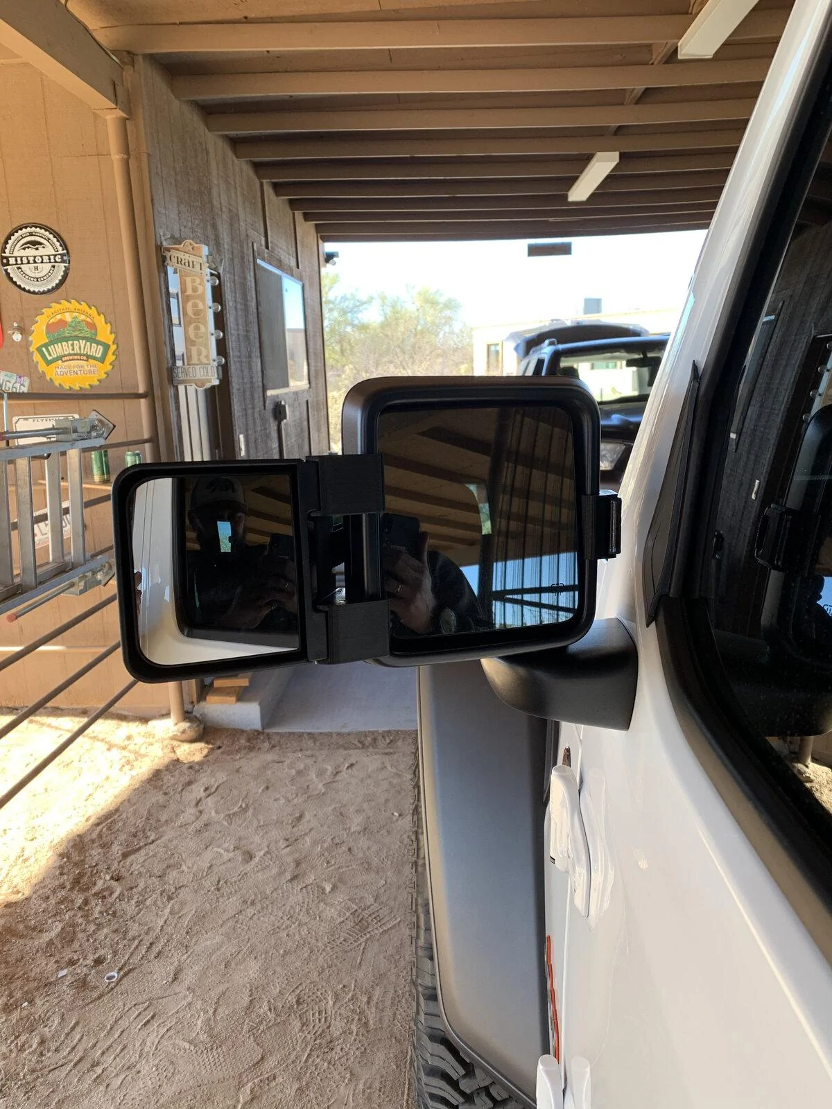 Jeep Gladiator Tow Mirrors - Rampage Adapters for JT/JL 92C00173-A0BA-421C-8B64-8AFDB7AE6172