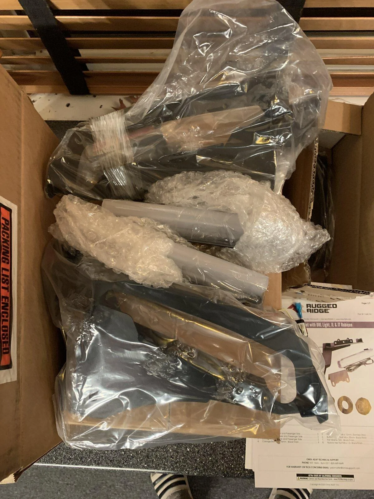 Jeep Gladiator Rugged Ridge Chop Brackets with LED DRL - NEW IN BOX - $200 IMG_2267