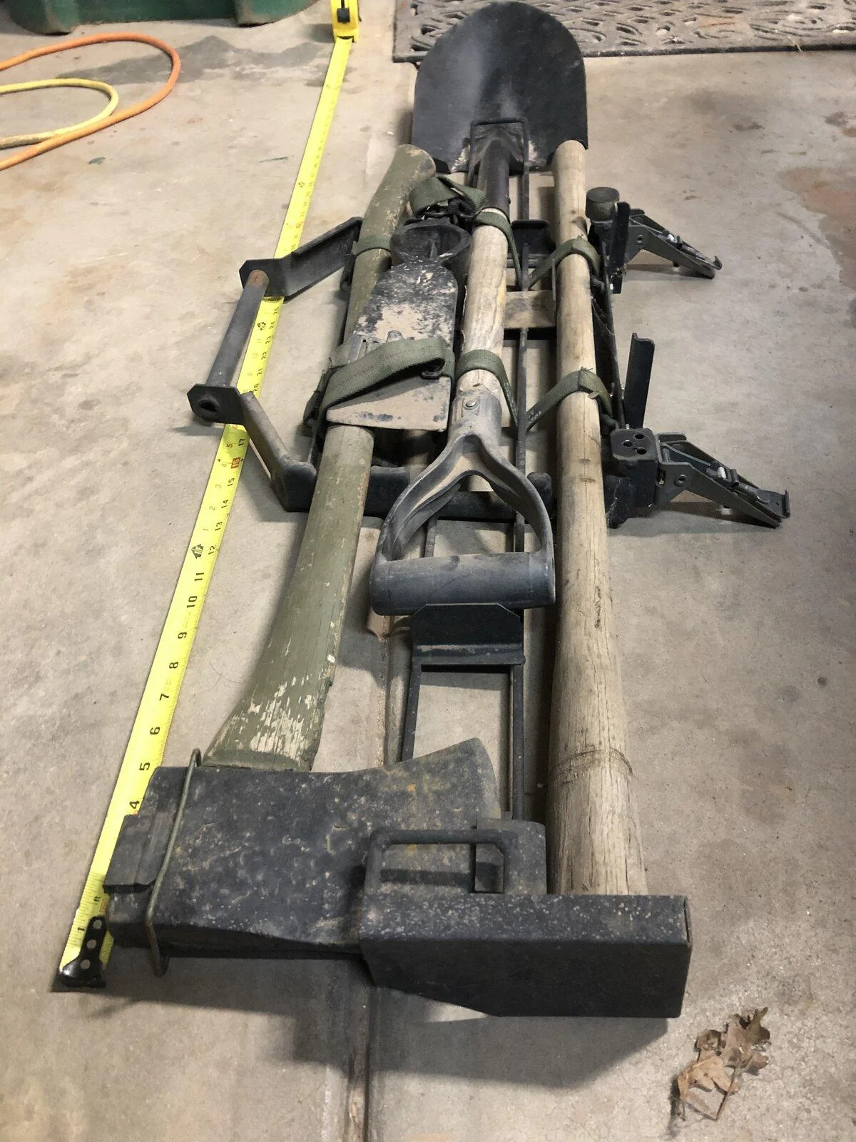 Jeep Gladiator Military HMMWV Pioneer Tool Rack and Tools for Bed Rack 6ECFBDAF-E7A2-476D-B634-ABCFD57D8F01