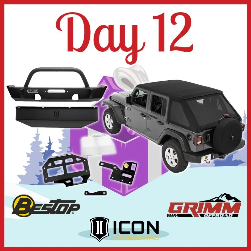 Jeep Gladiator Northridge4x4's 12 Days of Christmas GIVEAWAYS Starts Now! presentsday12open