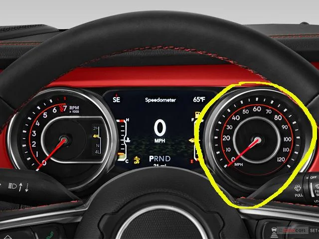 Jeep Gladiator Miles to KM instrument cluster units change 2021_jeep_gladiator_instrumentcluster