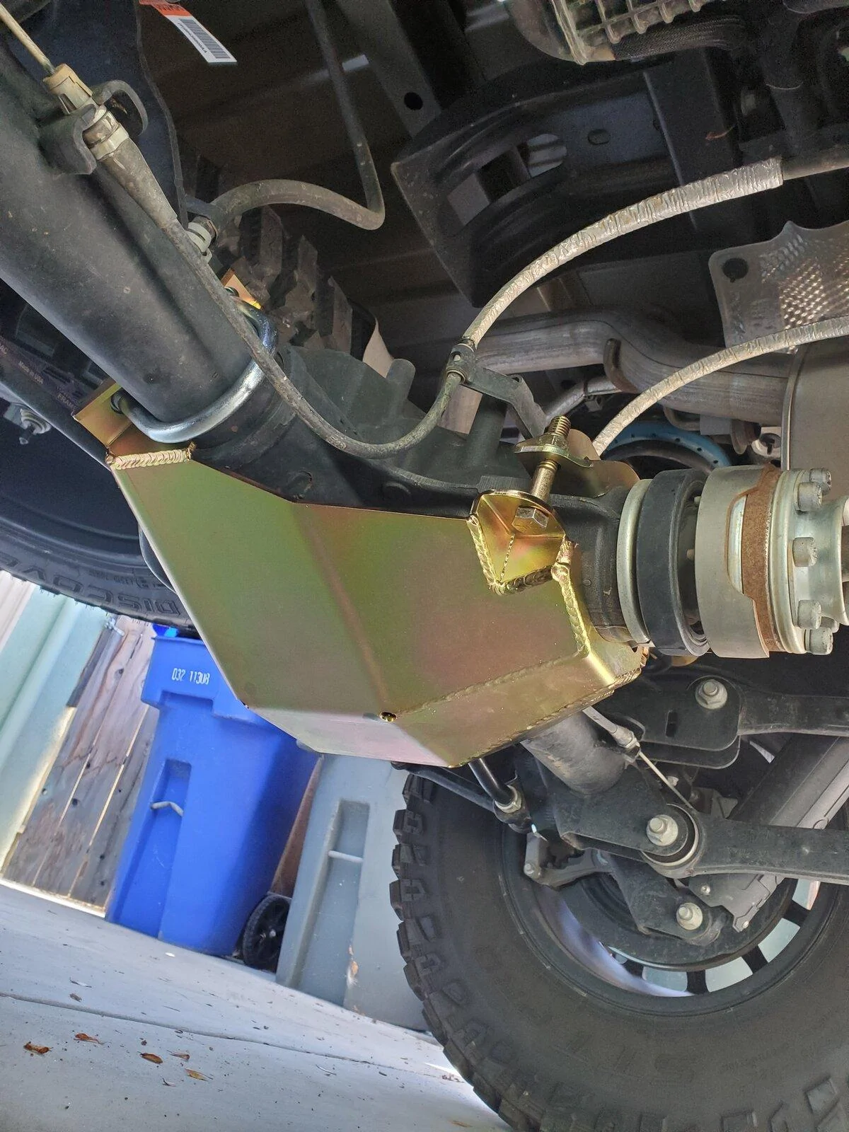 Jeep Gladiator Diff skid plate causes damage Metalcloak diff 2