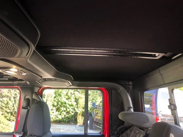 Jeep Gladiator Painting the Inside of the freedom top, and touch up of outside IMG_8005
