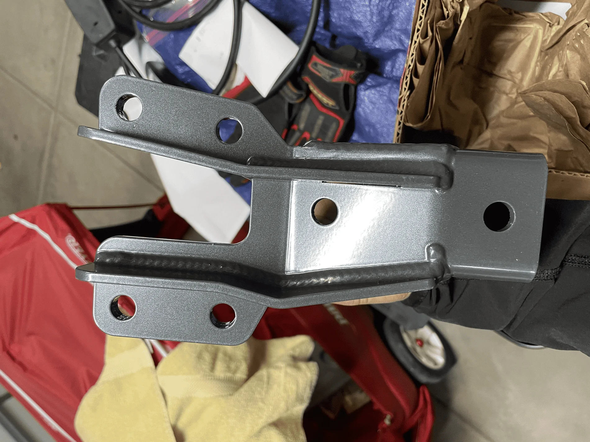 Jeep Gladiator WTS - NEW Synergy sector shaft track bar brace (new), Daystar 1.5" leveling kit, Accutune front bump stops and sway bar end links, mopar wheel locks tempImageoUsh9C