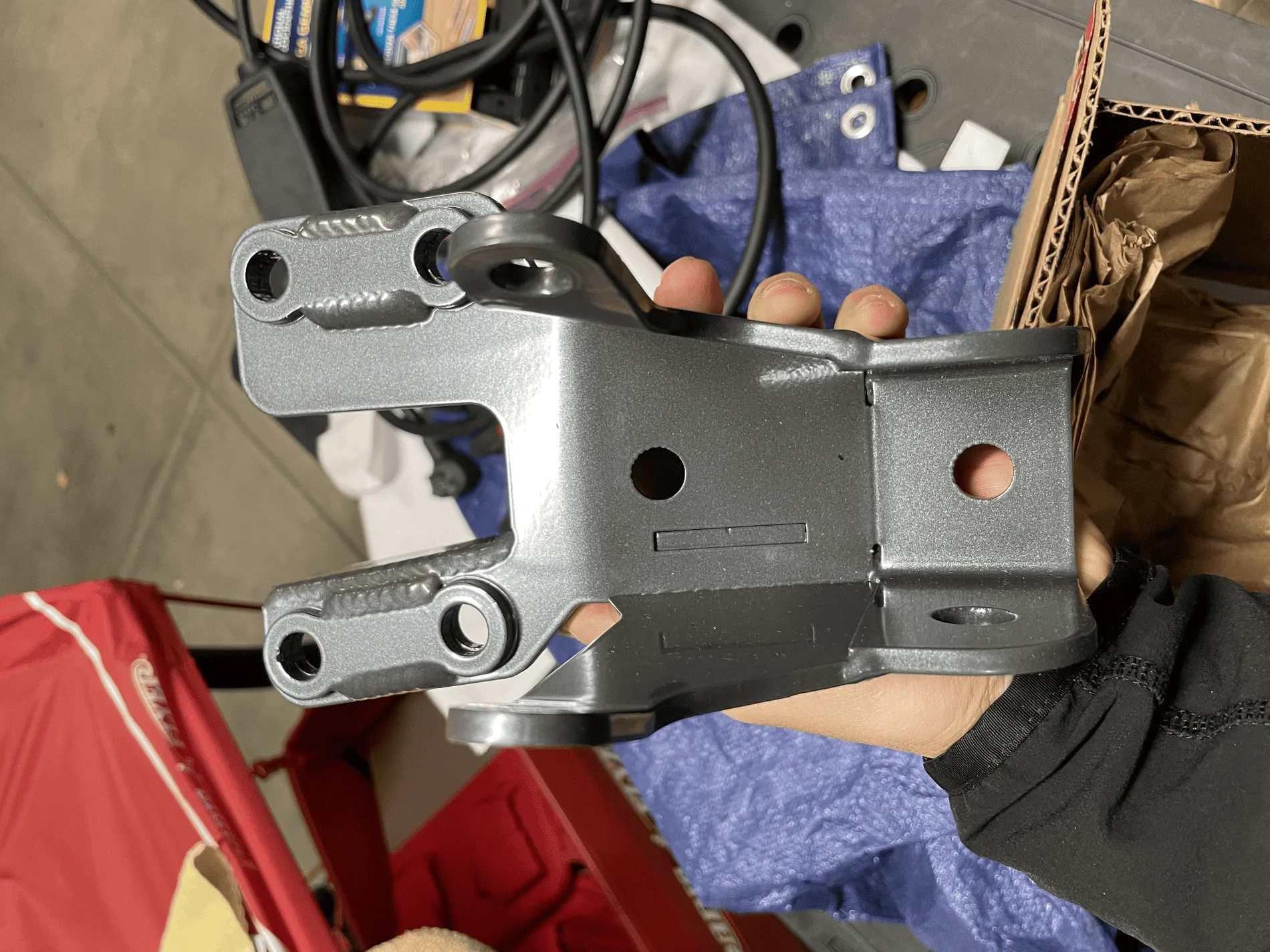 Jeep Gladiator WTS - NEW Synergy sector shaft track bar brace (new), Daystar 1.5" leveling kit, Accutune front bump stops and sway bar end links, mopar wheel locks tempImagerObqm7
