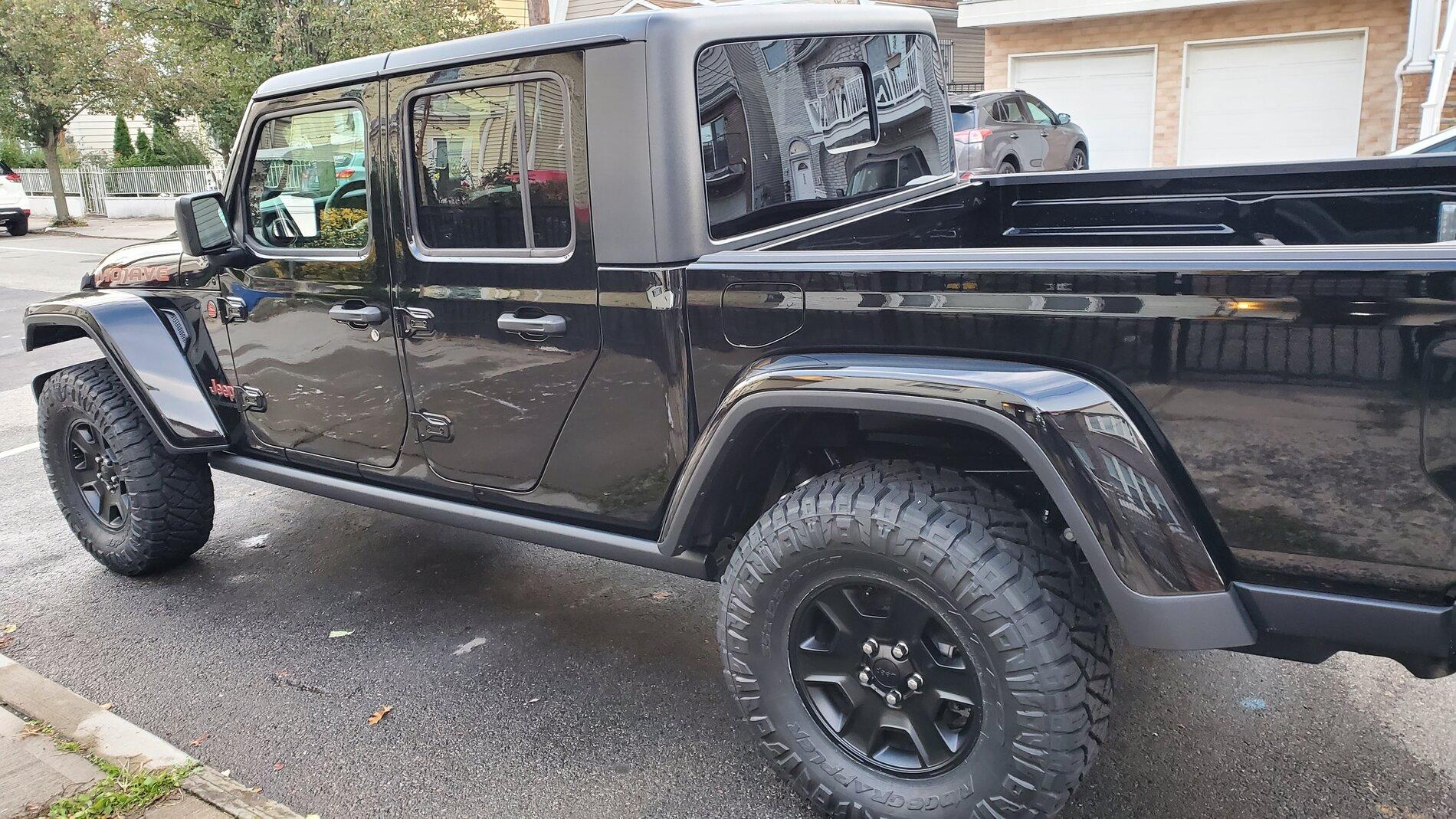 Jeep Gladiator For Sale: Pickup Only, Black Painted Front and Rear Mojave Fenders 20201103_162058