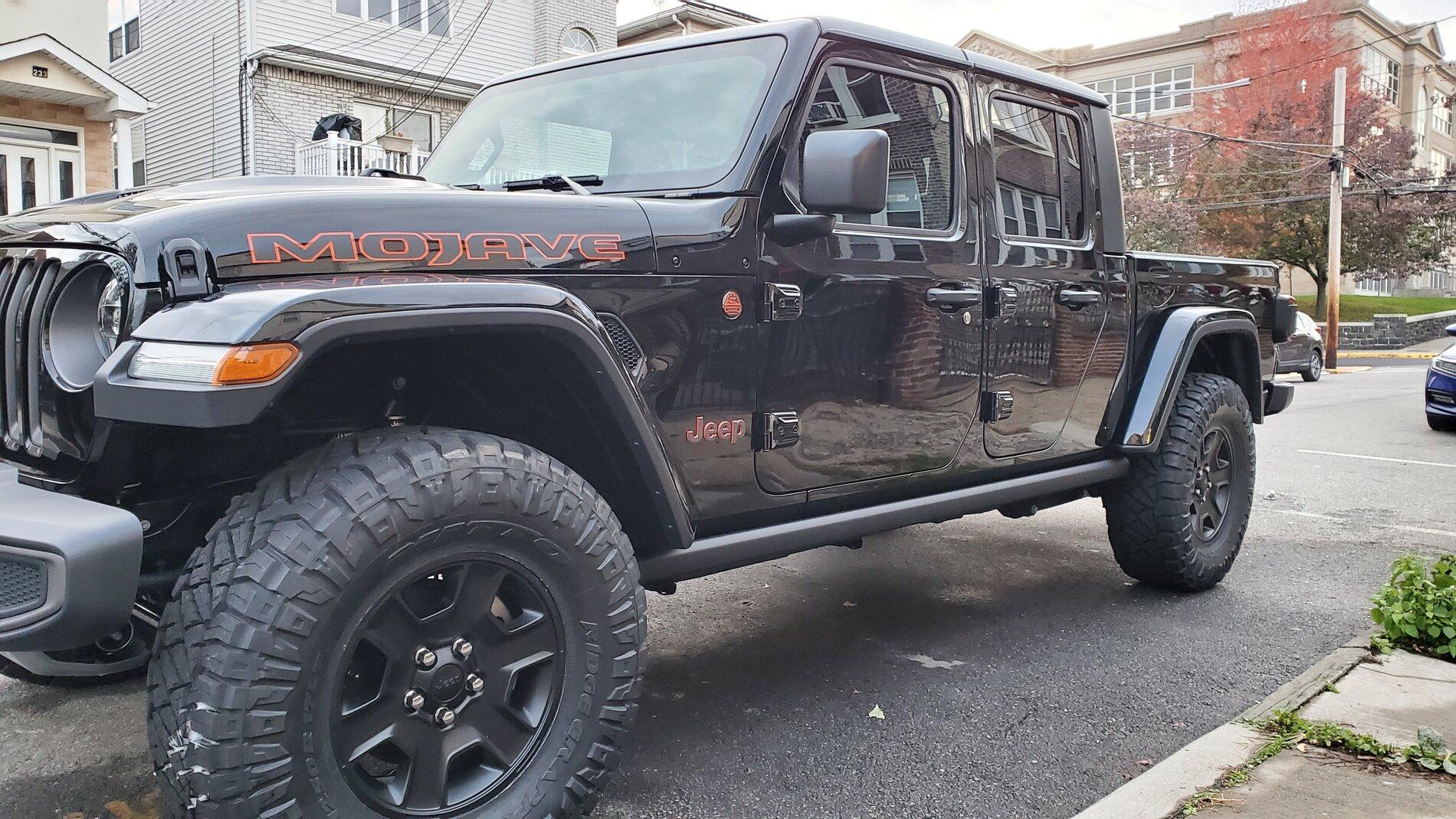 Jeep Gladiator For Sale: Pickup Only, Black Painted Front and Rear Mojave Fenders 20201103_164730