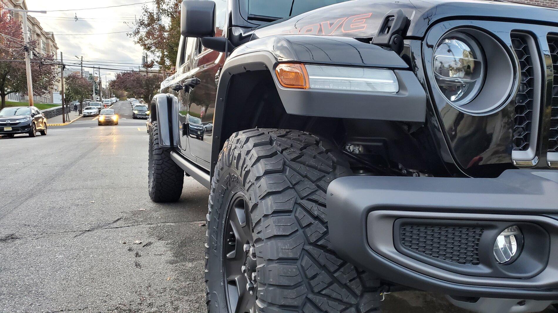 Jeep Gladiator For Sale: Pickup Only, Black Painted Front and Rear Mojave Fenders 20201103_164808 1
