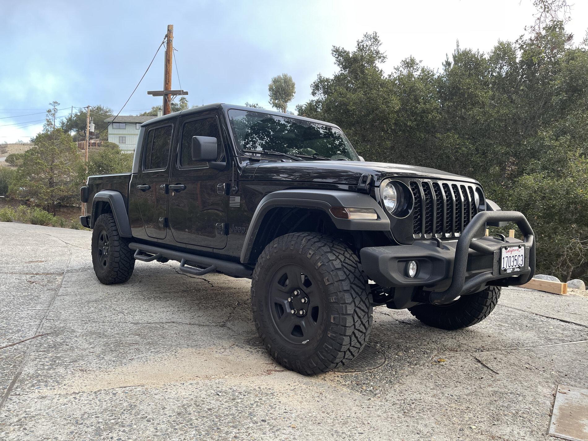 Jeep Gladiator RC leveling kit with 37s on Sport S 9232A79F-D850-40DE-BF37-2D9EB901D8AA