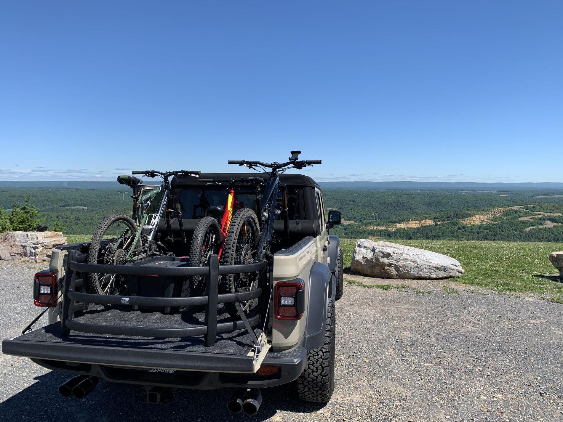 Jeep Gladiator Mountain Bikes - How are you guys carrying them?? 190BF632-9C82-40FB-9113-52CB2DE16B53