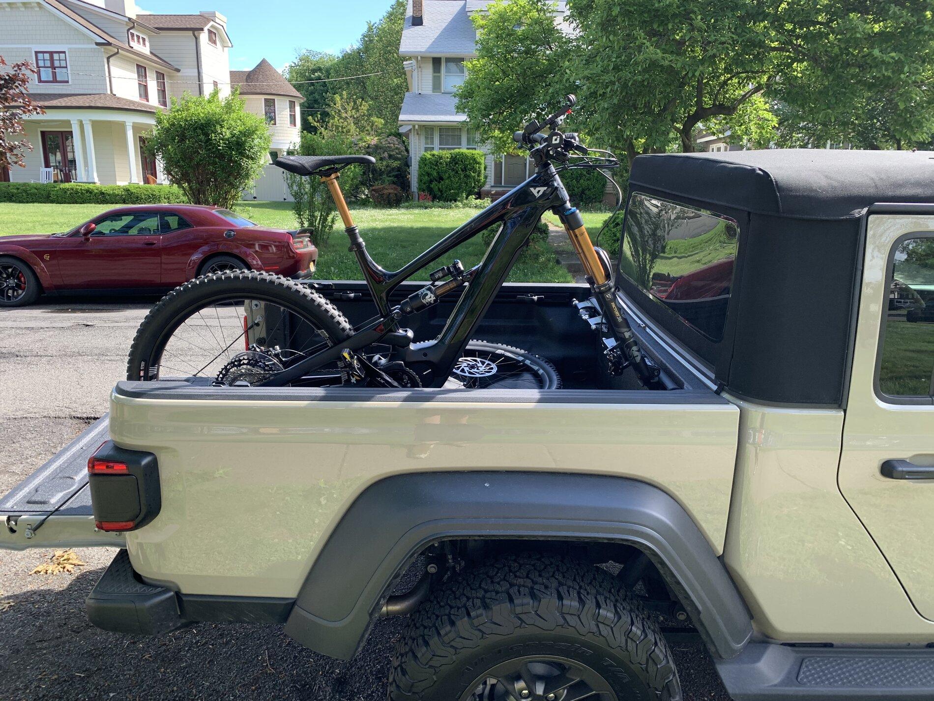 Jeep Gladiator Mountain Bikes - How are you guys carrying them?? EAE82D1E-6BBD-4295-B6E1-7166122B3DF6