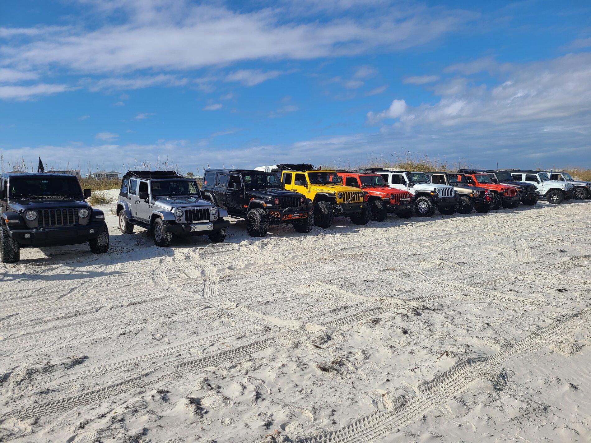 Jeep Gladiator **FLORIDA 2020 HOLIDAY BEACH RUN** 20201230_134629