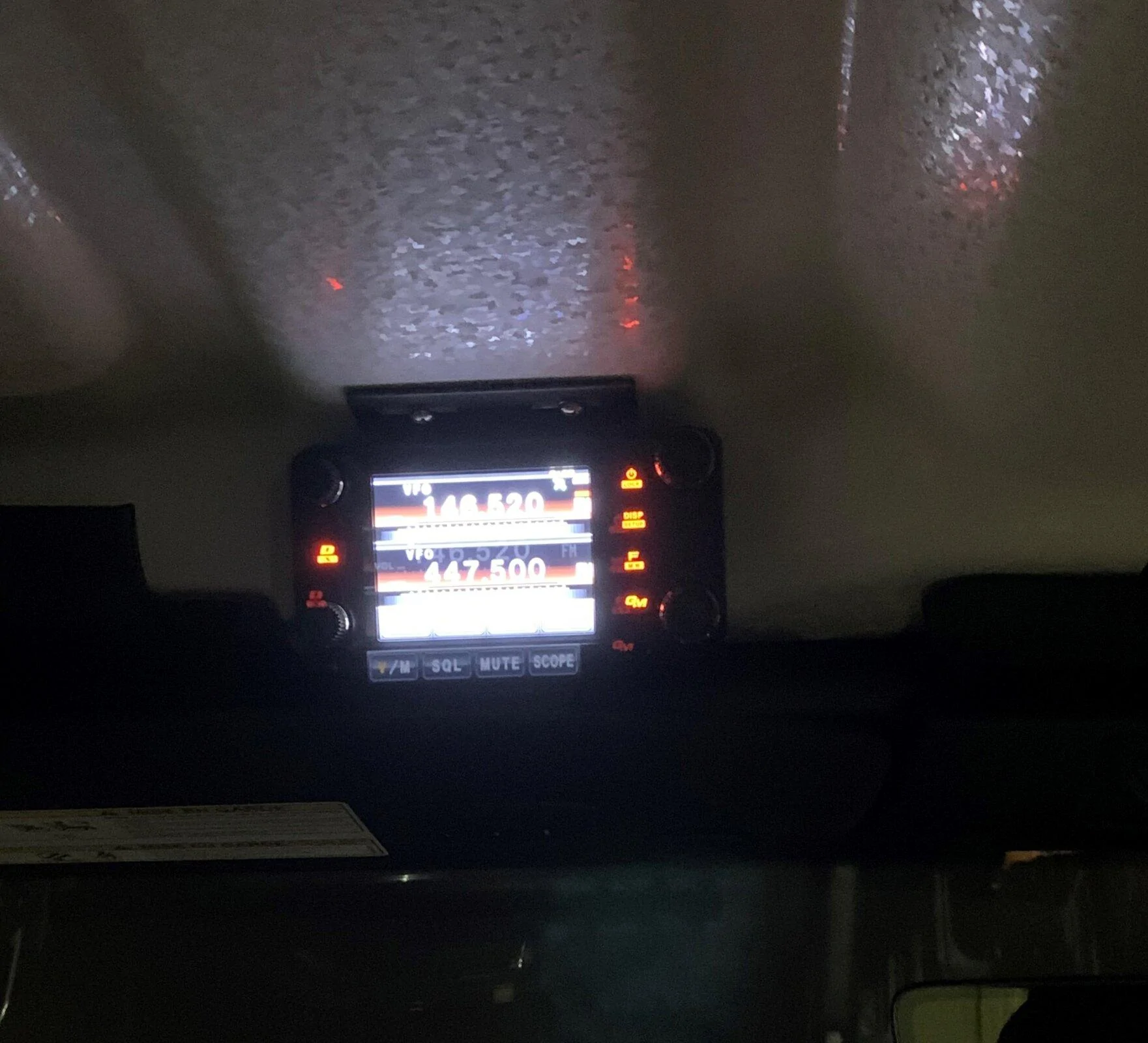 Jeep Gladiator Yaesu FTM-400 install IMG_0675