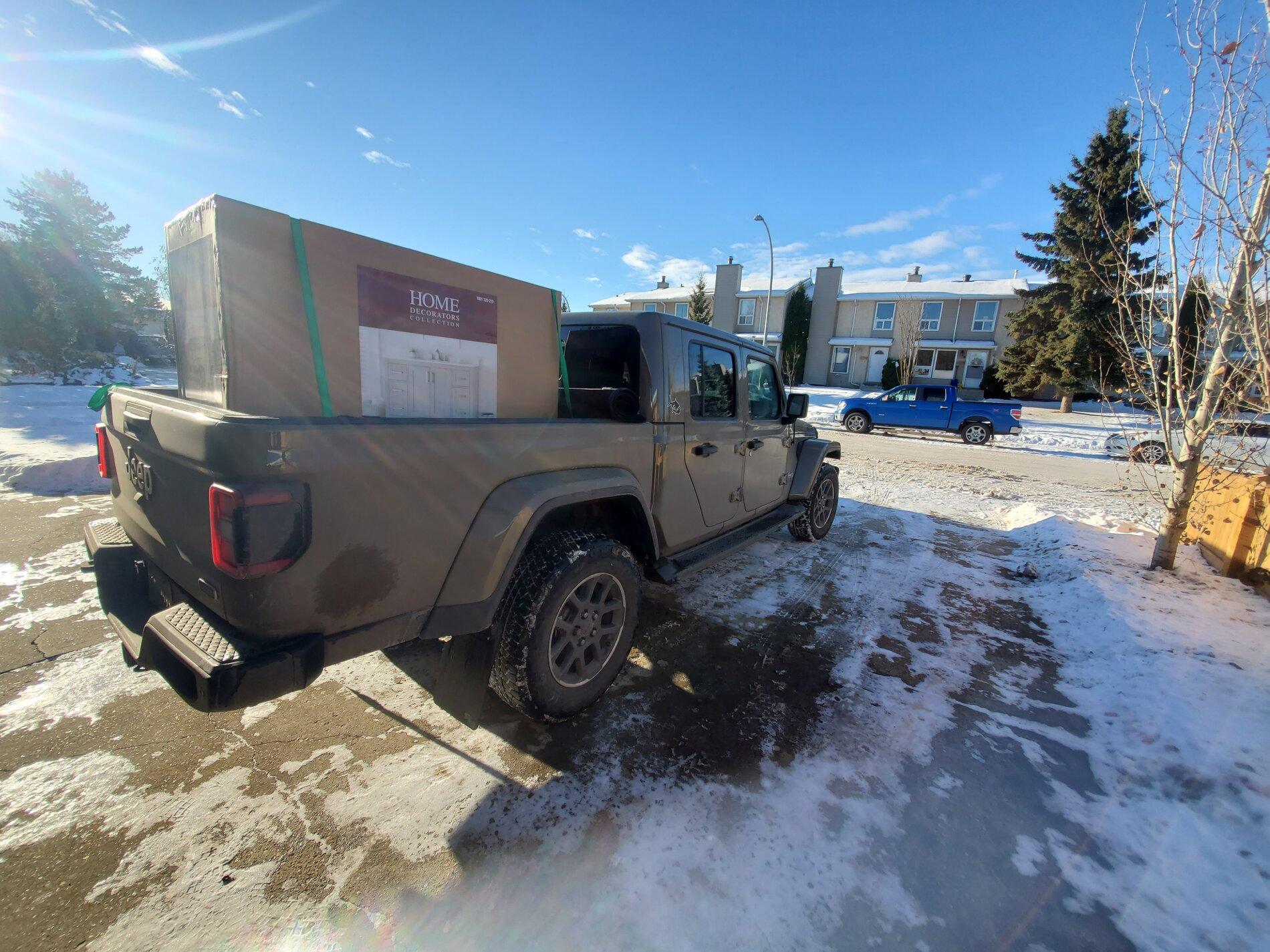 Jeep Gladiator What did you HAUL in your JT today? 20201127_122216