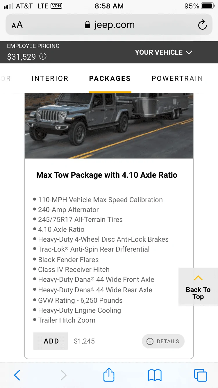 Jeep Gladiator Tow pkg ? Is it worth it? 134DAD48-B0E9-4EA3-8868-3631929E3E74