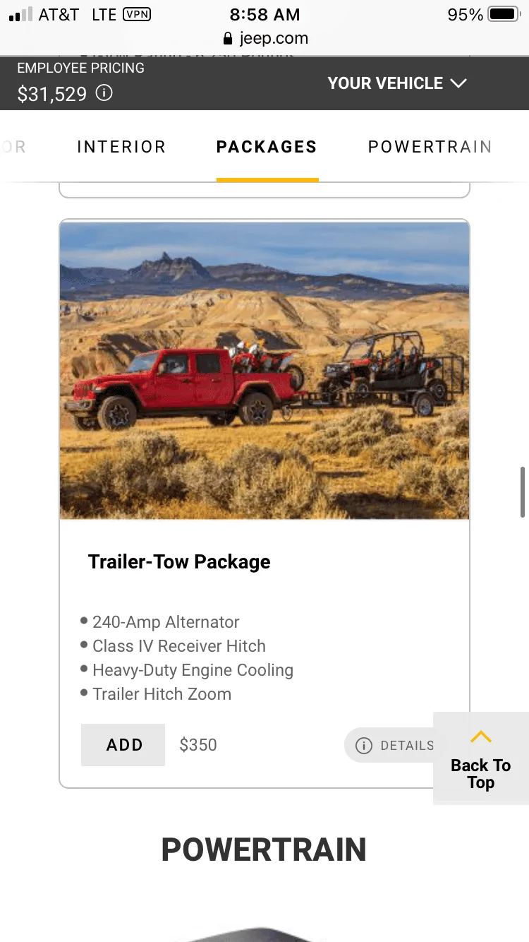 Jeep Gladiator Tow pkg ? Is it worth it? 747EE4C0-BE79-486A-8A3F-79DE3E500F9B