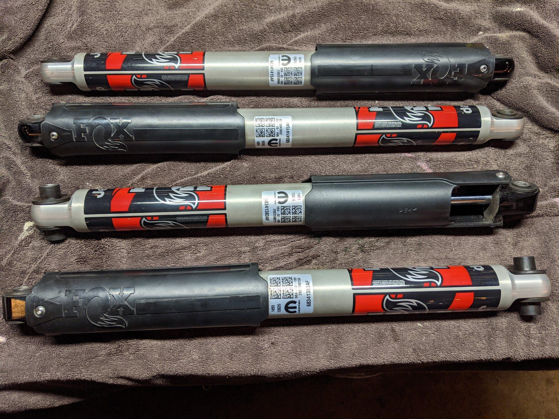 Jeep Gladiator Rubicon shocks. PXL_20210102_210400289