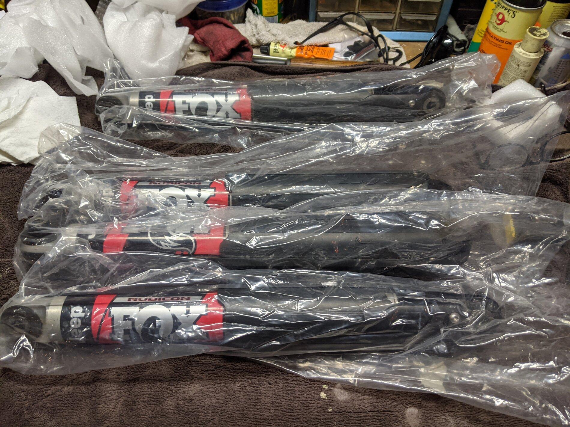 Jeep Gladiator Rubicon shocks. PXL_20210102_215356651