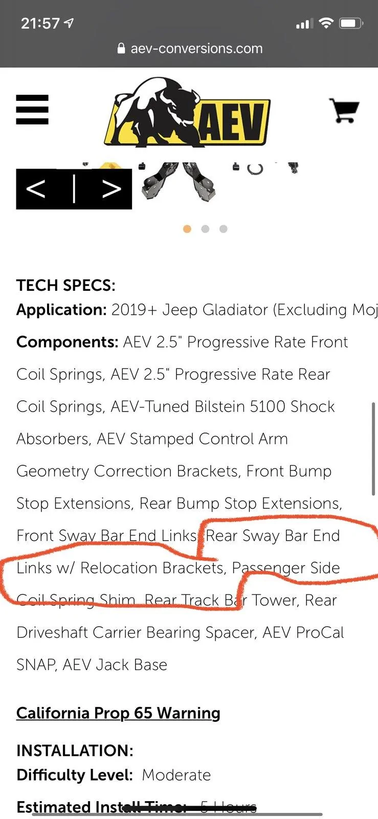 Jeep Gladiator How much rear lift before a sway bar relocation is necessary? 0BEB43A8-5C5B-4C02-8324-E2FFB451CC5D