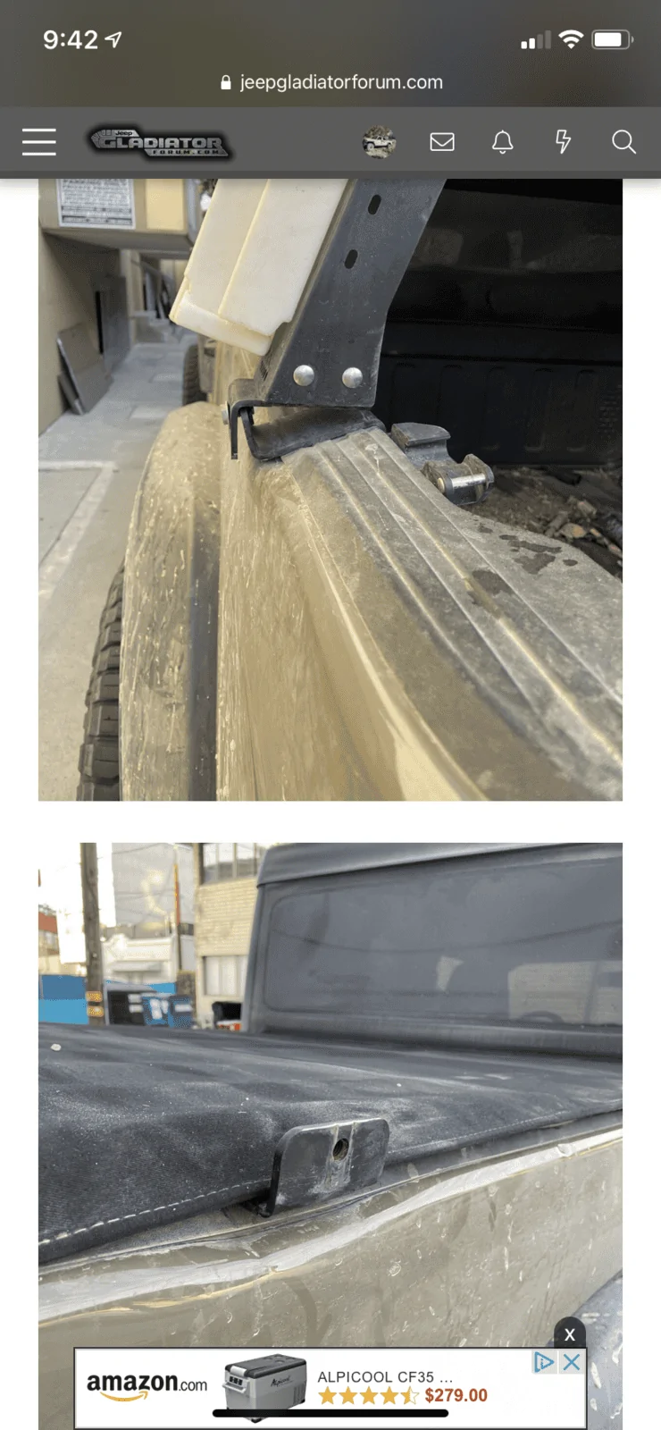 Jeep Gladiator Bed Rack w/RTT B5C0C3D8-B6E6-45C9-8FFF-1C87198C9ABC