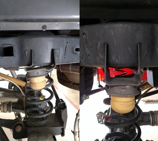 Jeep Gladiator Mojave Gets Lots of Air in Jumping Fun broken vs non