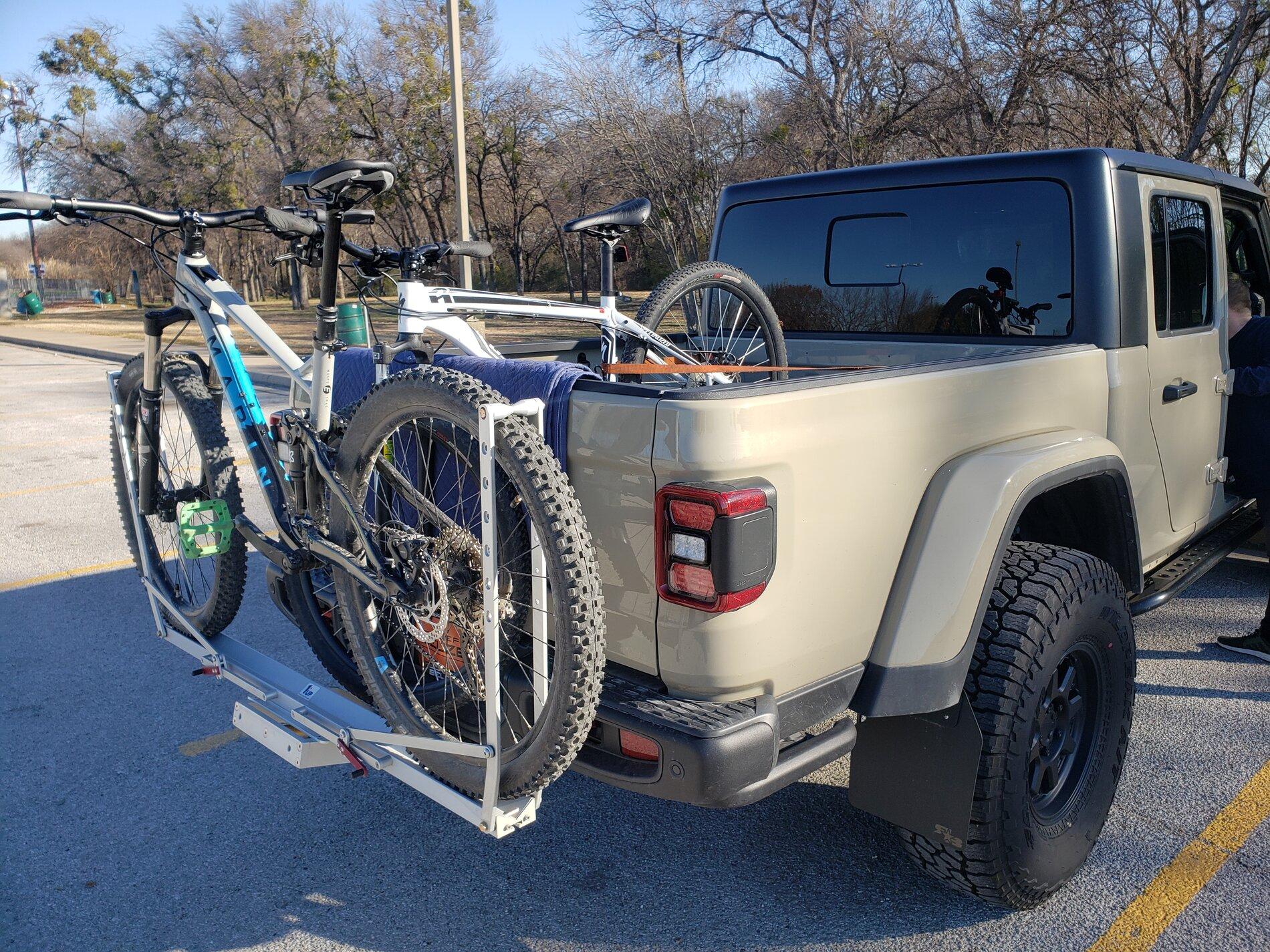 Jeep Gladiator Mountain Bikes - How are you guys carrying them?? 20210104_100145