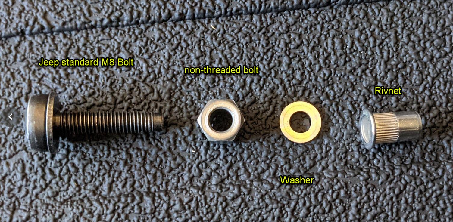 Jeep Gladiator Installing Rivet Nuts (rivnuts) when you don't have threaded holes rivnut2