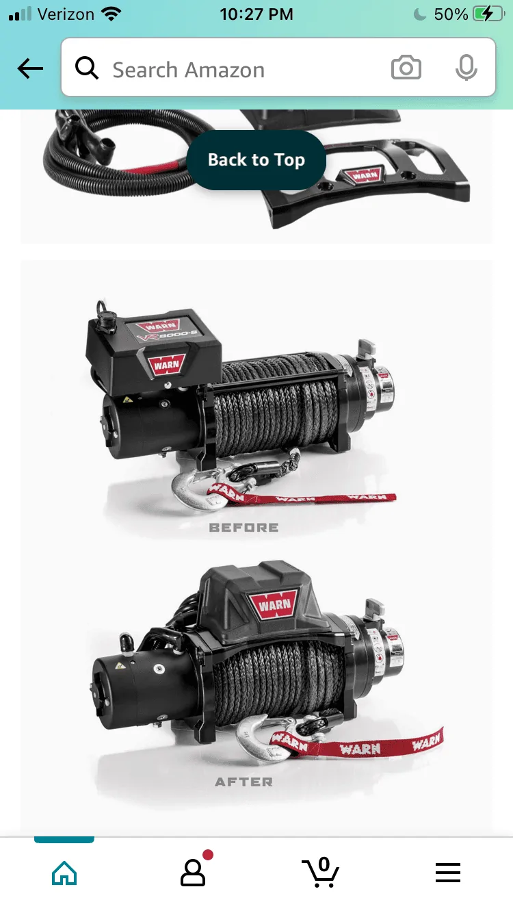 Jeep Gladiator Warn M8000 60813496-5ADC-419D-9B6F-A496667A054A