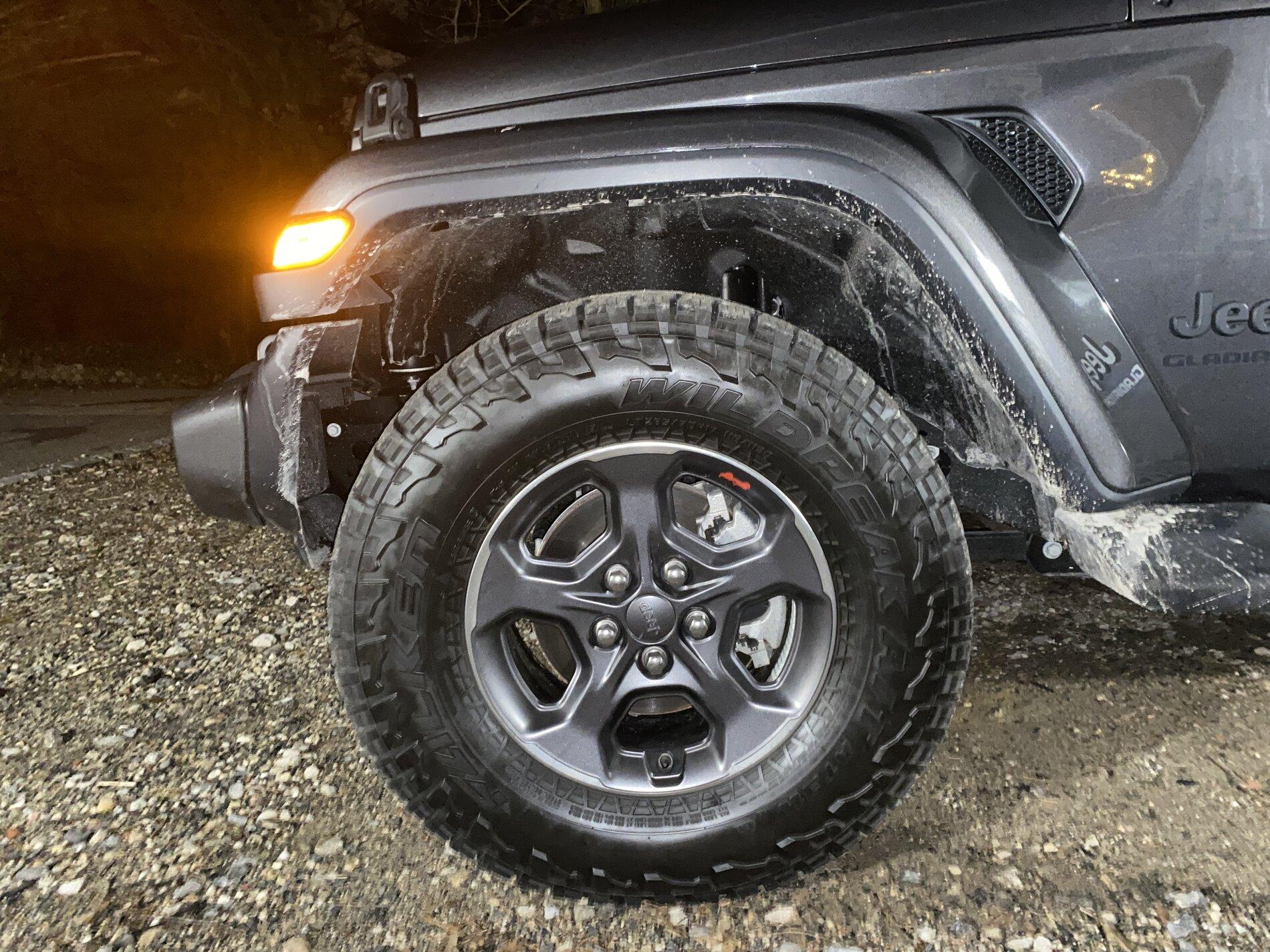 Jeep Gladiator Need advice - Best "upgraded" tire size on stock Sport S rims? image