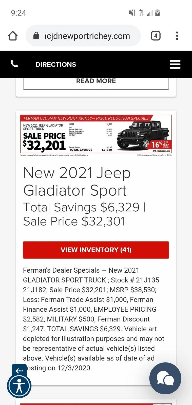 Jeep Gladiator Am I getting a solid deal? Screenshot_20210105-092437_Chrom