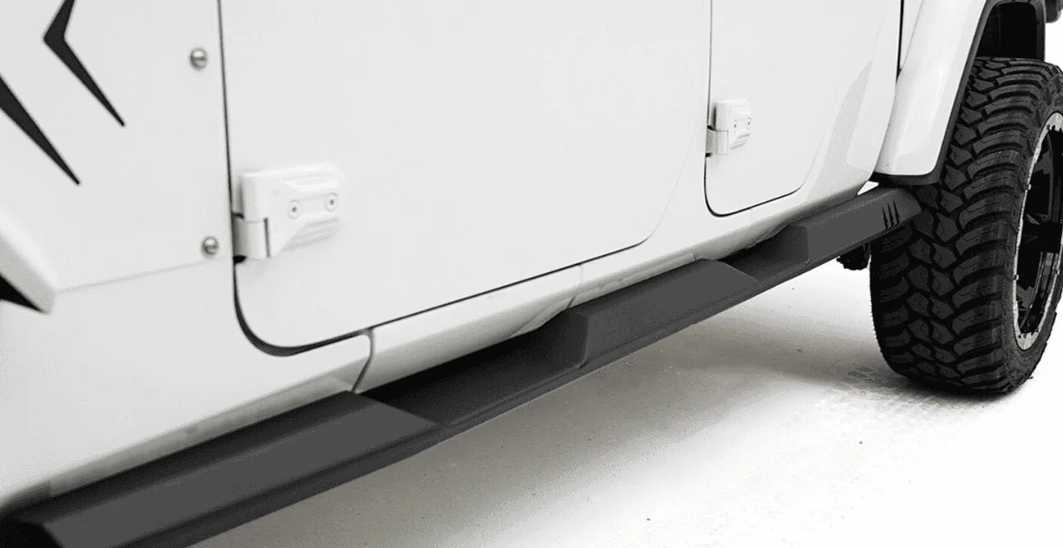 Jeep Gladiator Fab Fours Rock Slider - Gladiator Rock Slides3