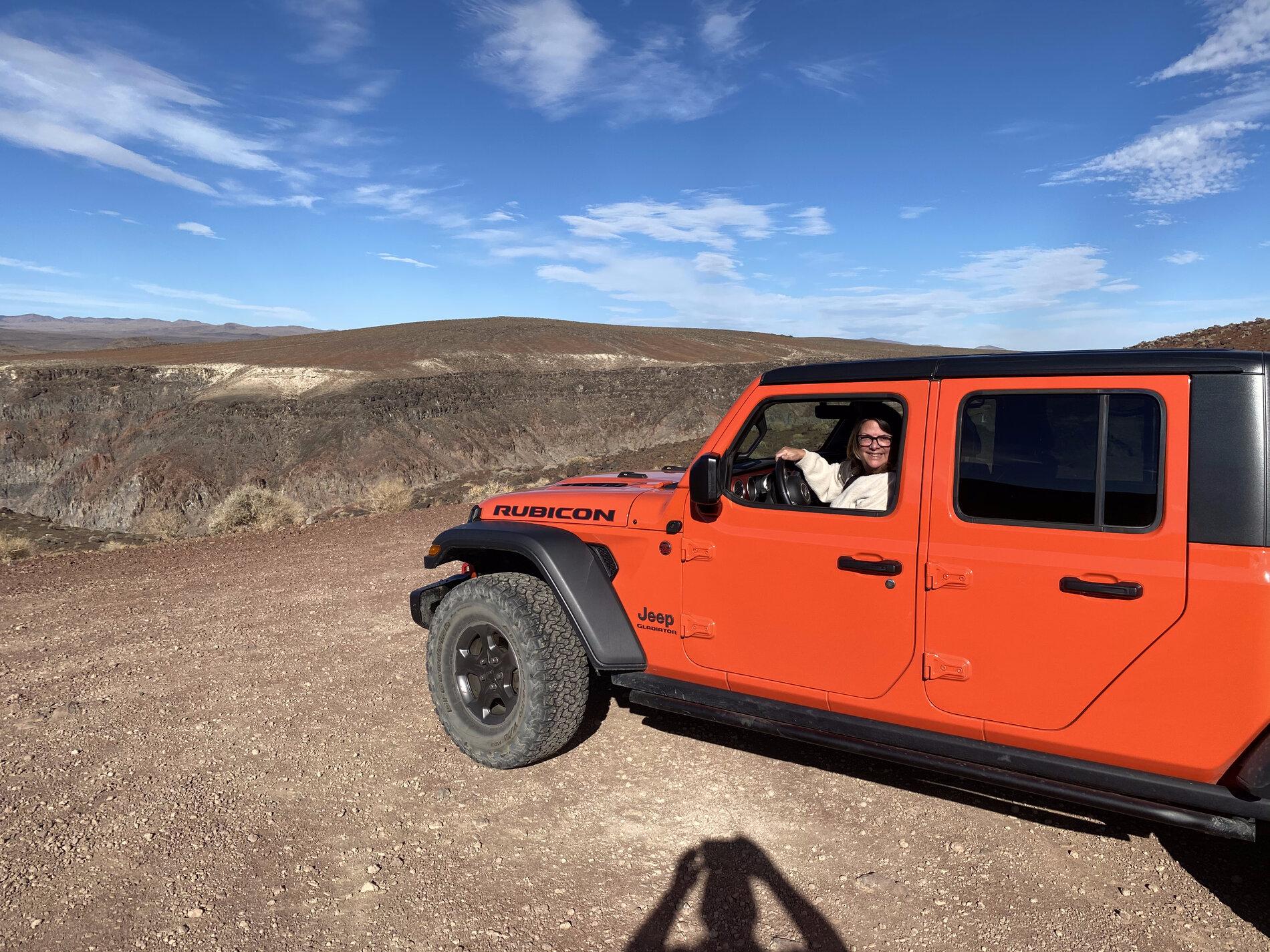 Jeep Gladiator Death Valley in Winter is amazing! RainbowCanyon2
