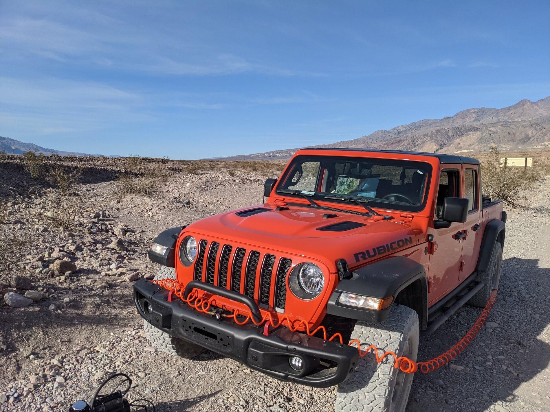 Jeep Gladiator Death Valley in Winter is amazing! PXL_20210105_214407157