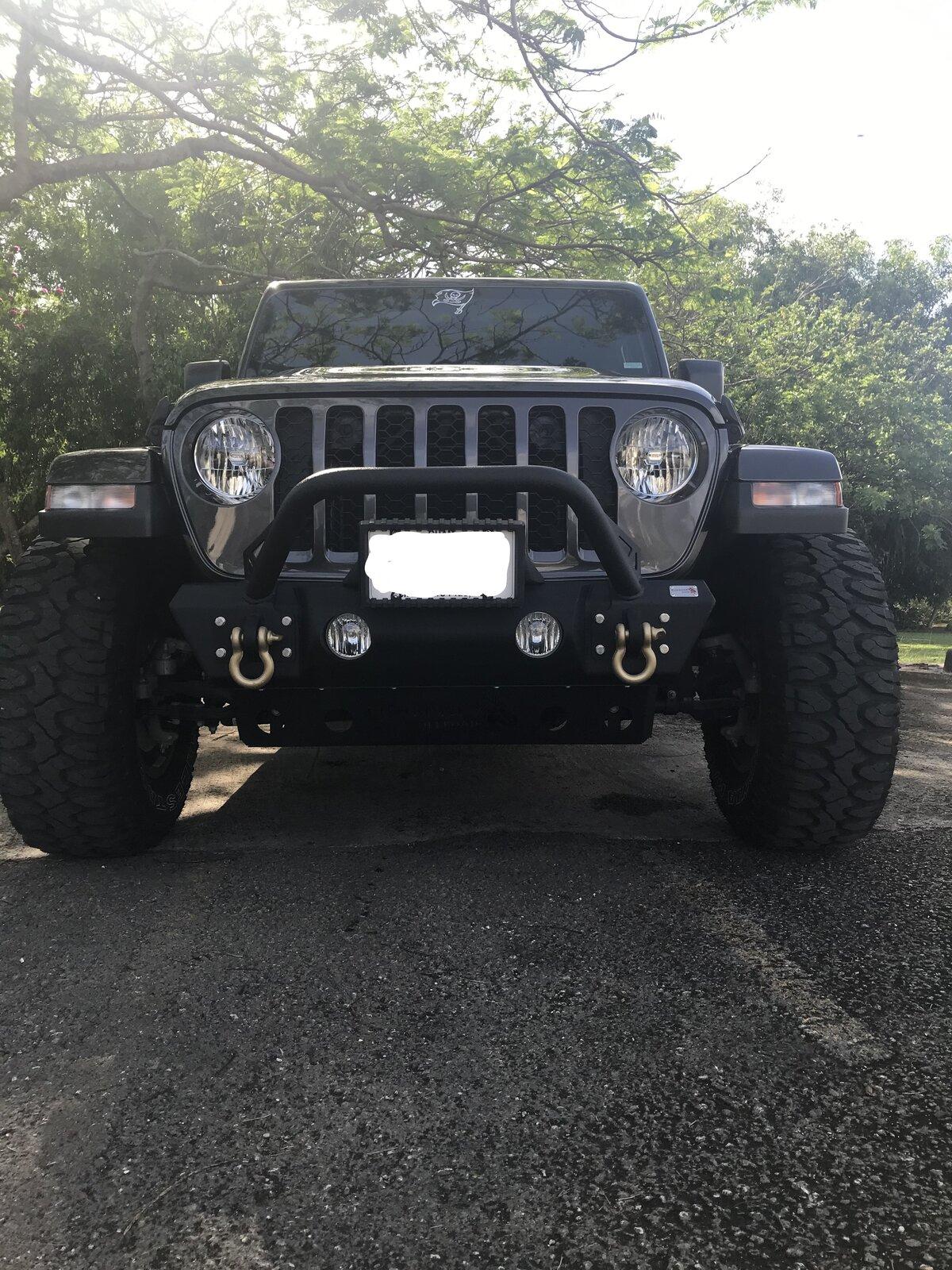 Jeep Gladiator Show me your front bumpers!! Fishbone Stubby 1