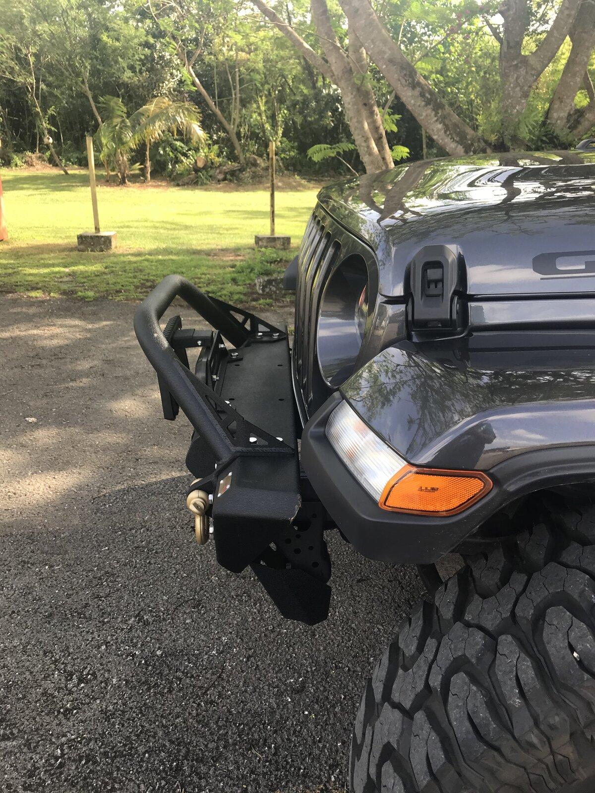 Jeep Gladiator Show me your front bumpers!! Fishbone Stubby 3.JPG
