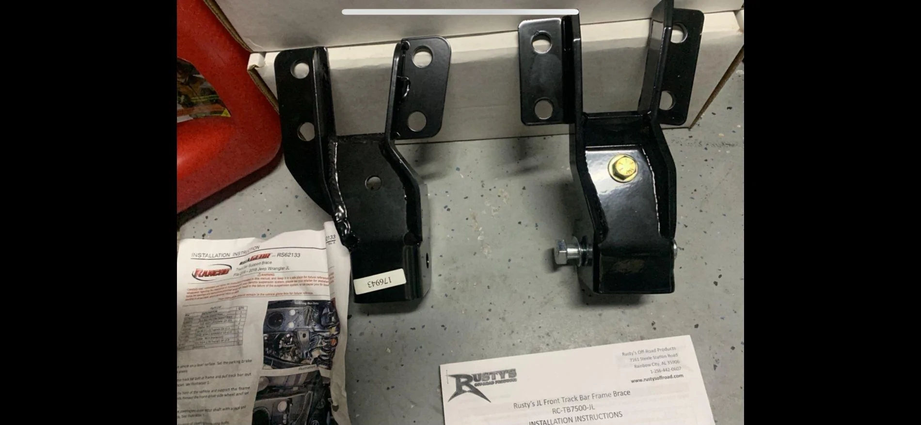 Jeep Gladiator Rancho vs Rusty’s track bar brace comparison ddc1dc74-e7e5-457b-8452-3c026af2491a-jpeg