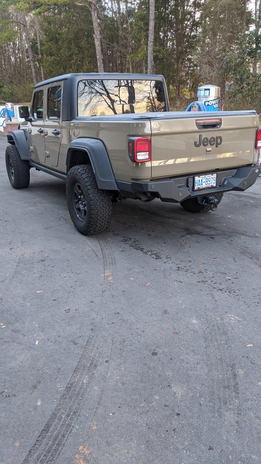 Jeep Gladiator I need a steel rear bumper, any recommendations? PXL_20201219_123559395
