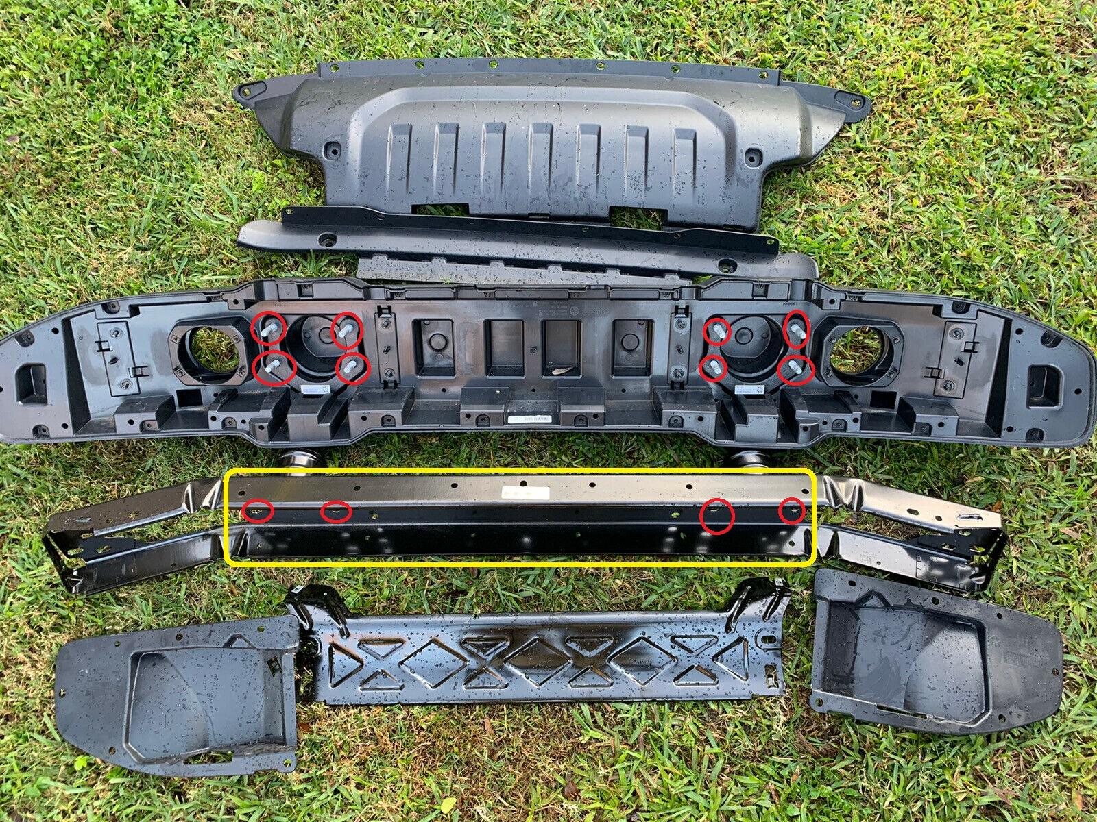 Jeep Gladiator Question: Winch and Grille Guard on Plastic Bumper bumper parts