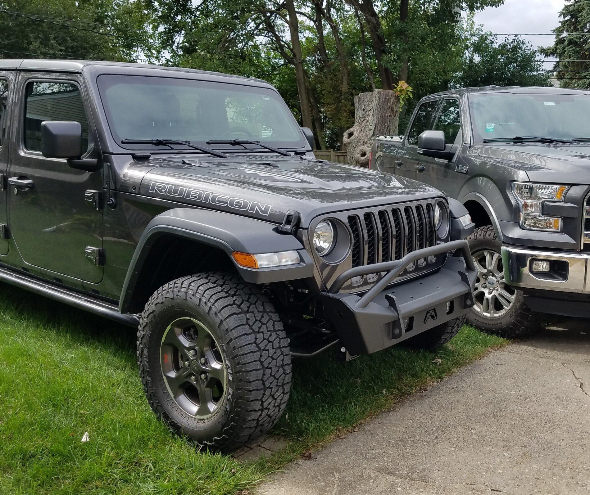 Jeep Gladiator Front bumper STUBBY No winch options 20210110_175606